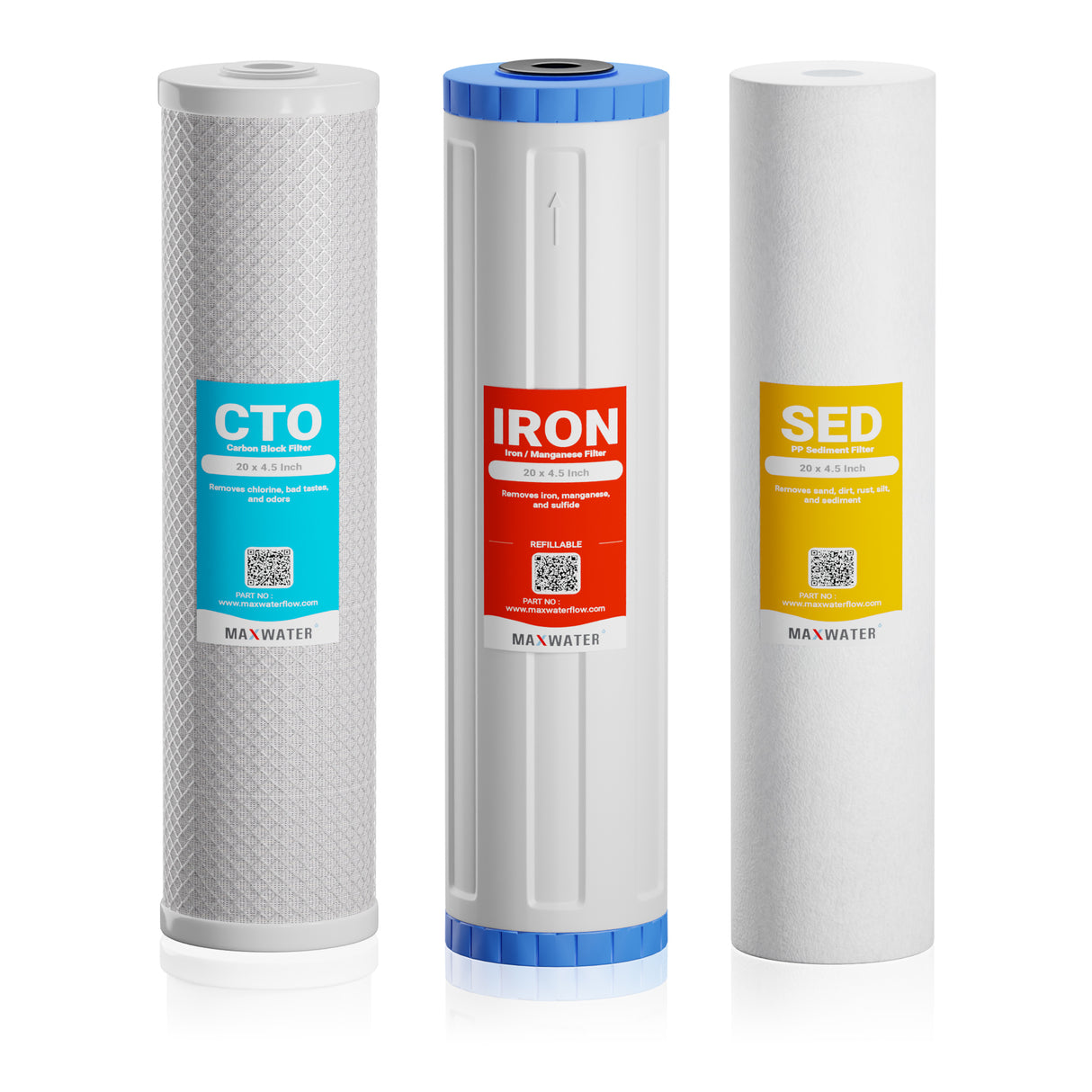 Iron & Manganese Reduction Filter Cartridges for Whole House System