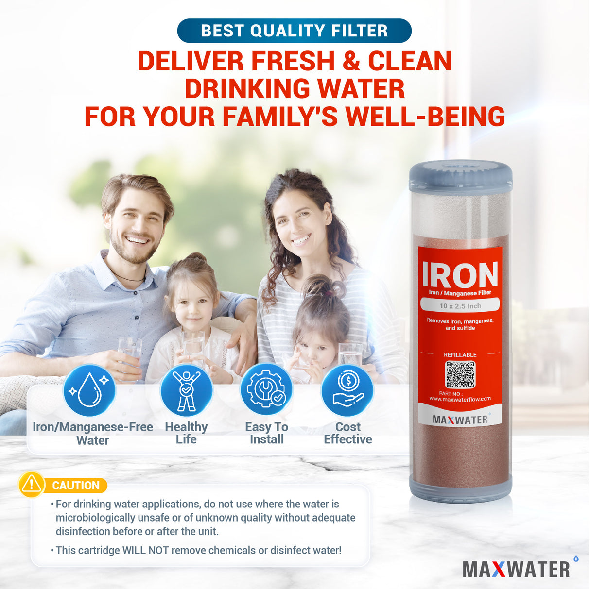 iron removal filter for well water