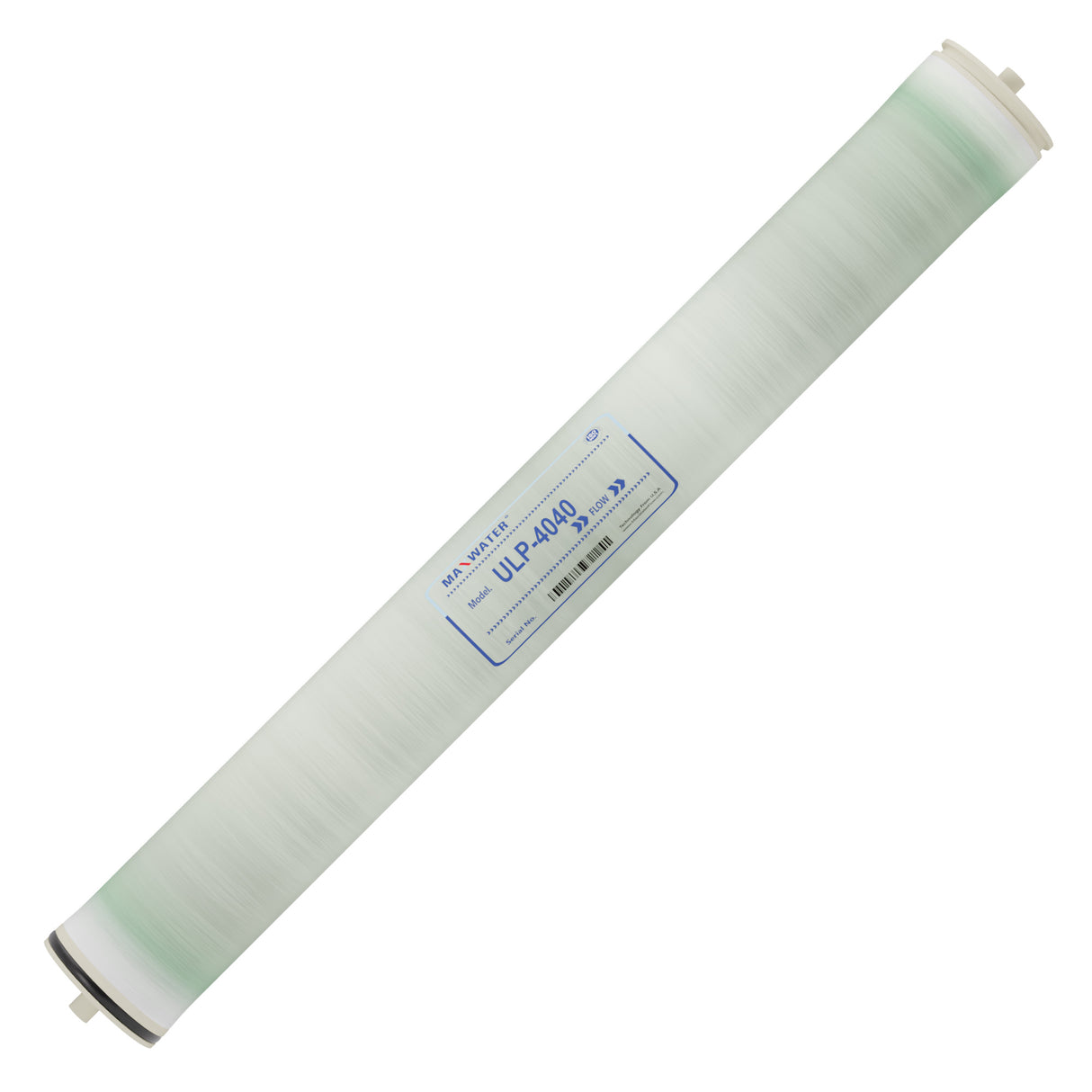 ULP variant 4x40-inch RO membrane - ideal for ultra low-pressure water filtration in commercial setups.