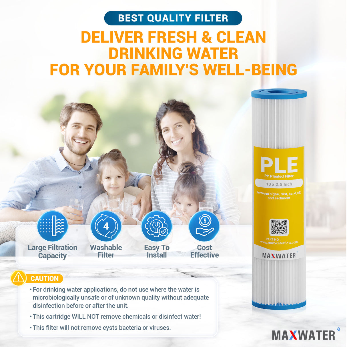 whole house pleated filter