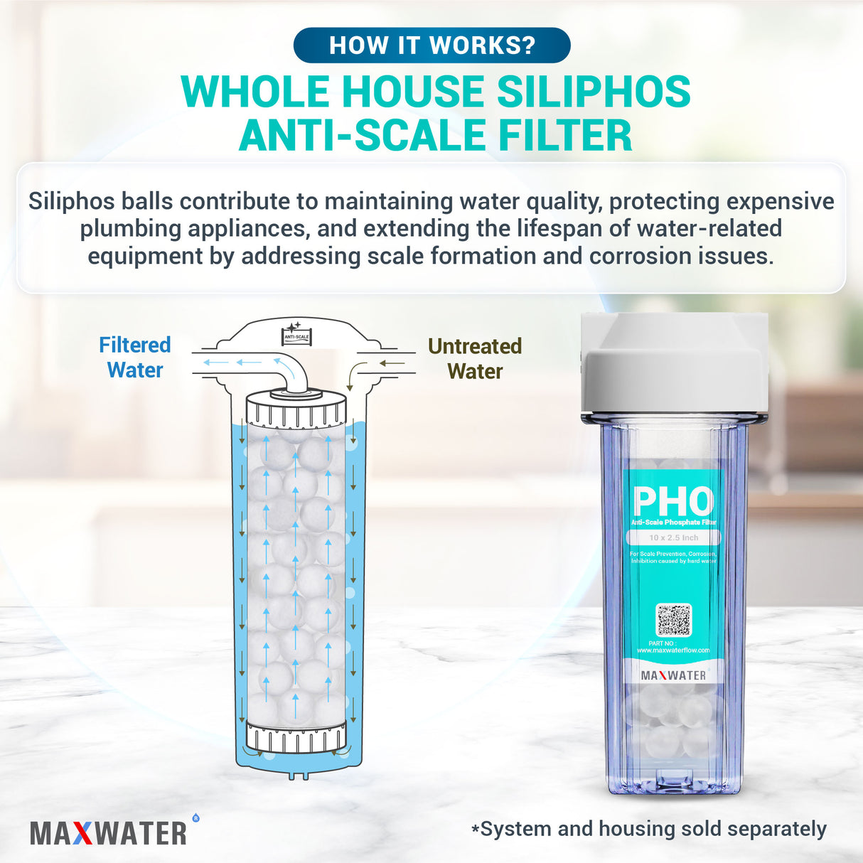 anti scale water filter cartridges