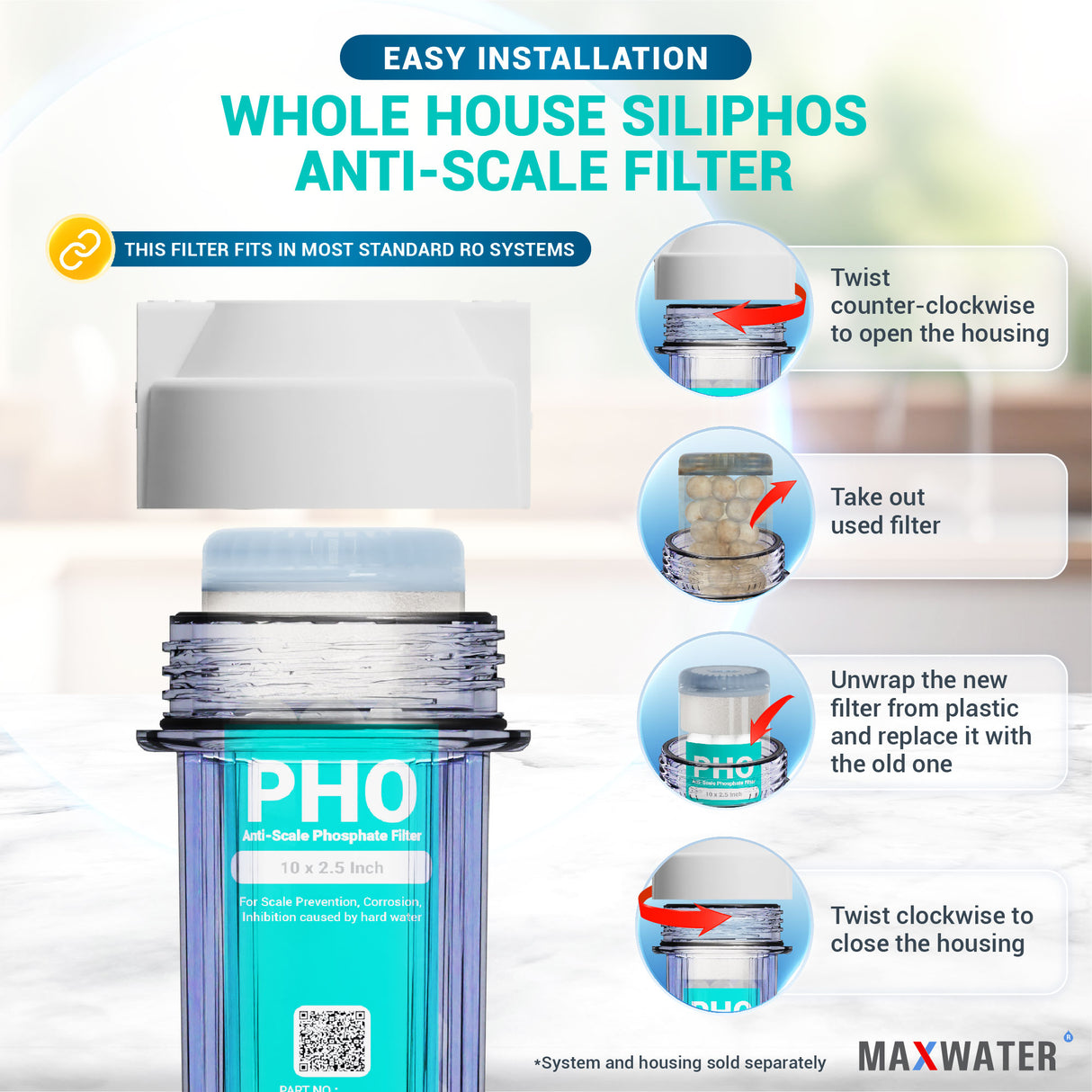 best anti scale water filter