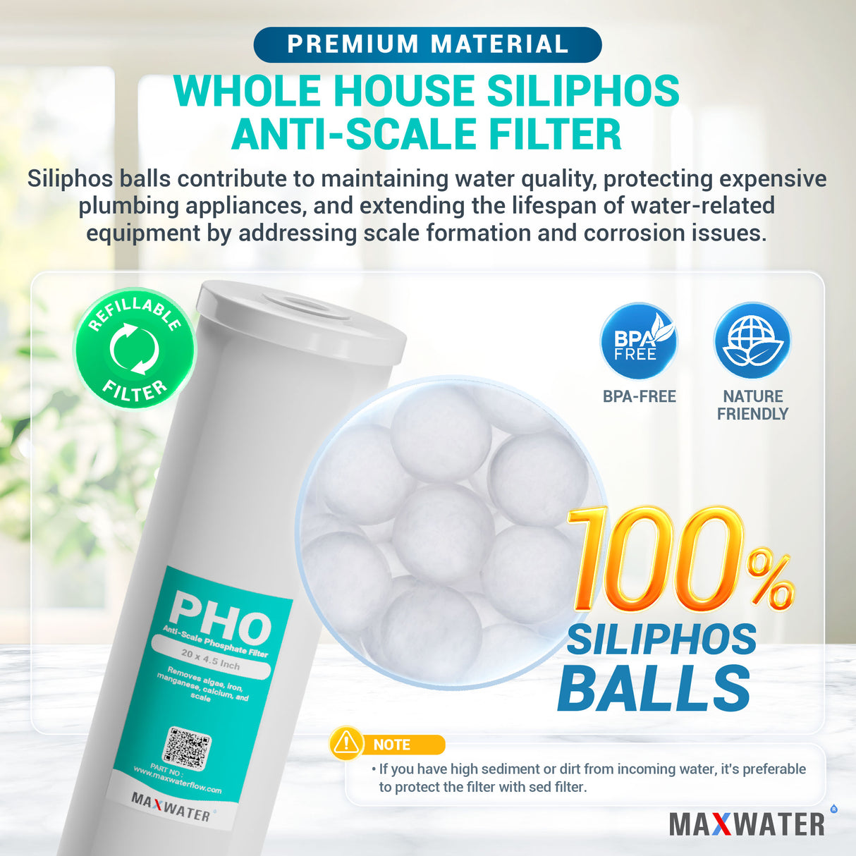 siliphos filter cartridge