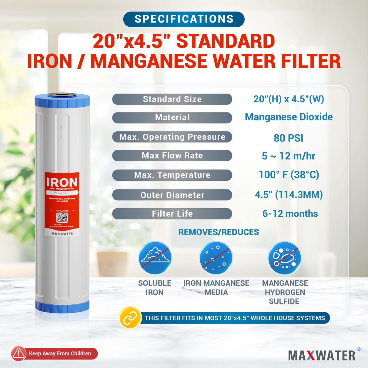 iron water filter