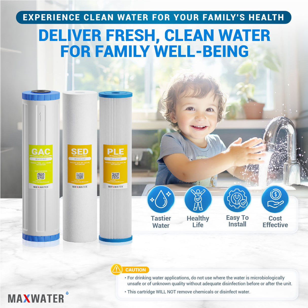 filtered water in home