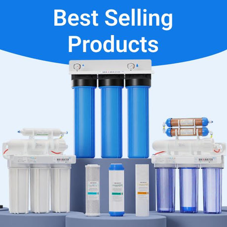 Best Selling products on the blue max water website