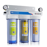 Water Softener, 3-Stage Cation Resin Whole House System