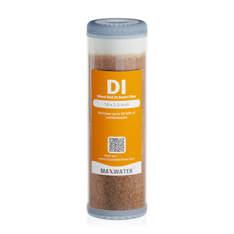 DI resin replacement filter designed for window cleaning systems, providing crystal-clear and smear-free glass surfaces
