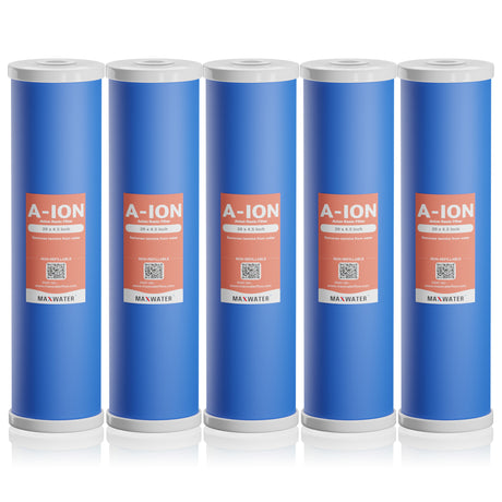 Anion Resin Filter Cartridge for Tannin Reduction, Size - 20" x 4.5"