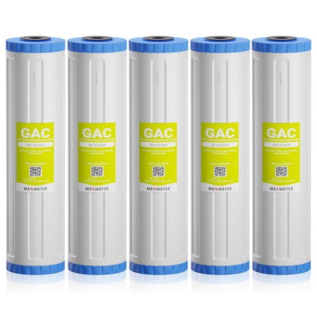GAC Filter Cartridge for Whole House System, Size - 20" x 4.5"