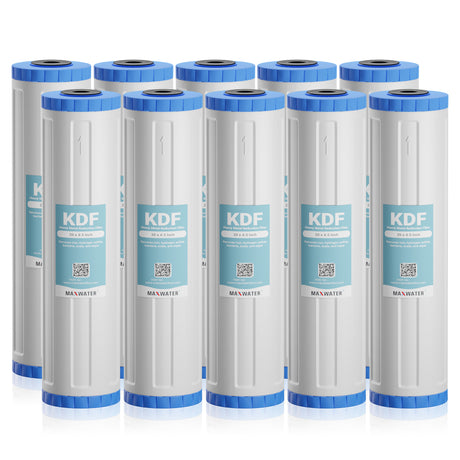 KDF 85 Whole House Filter Cartridge (Refillable), Size - 20”x 4.5”