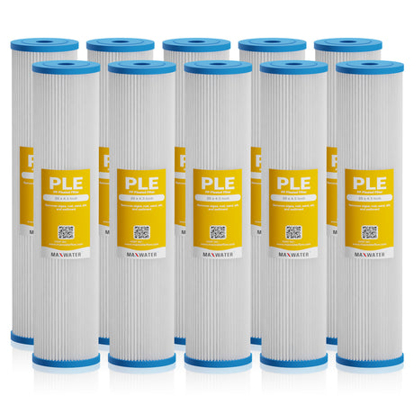 Pleated Filter Cartridge (Reusable) for Whole House System, Size - 20" x 4.5"
